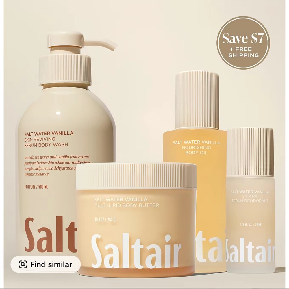 Salt Water Vanilla Multi-Lipid Body Butter - Cream 4pcs